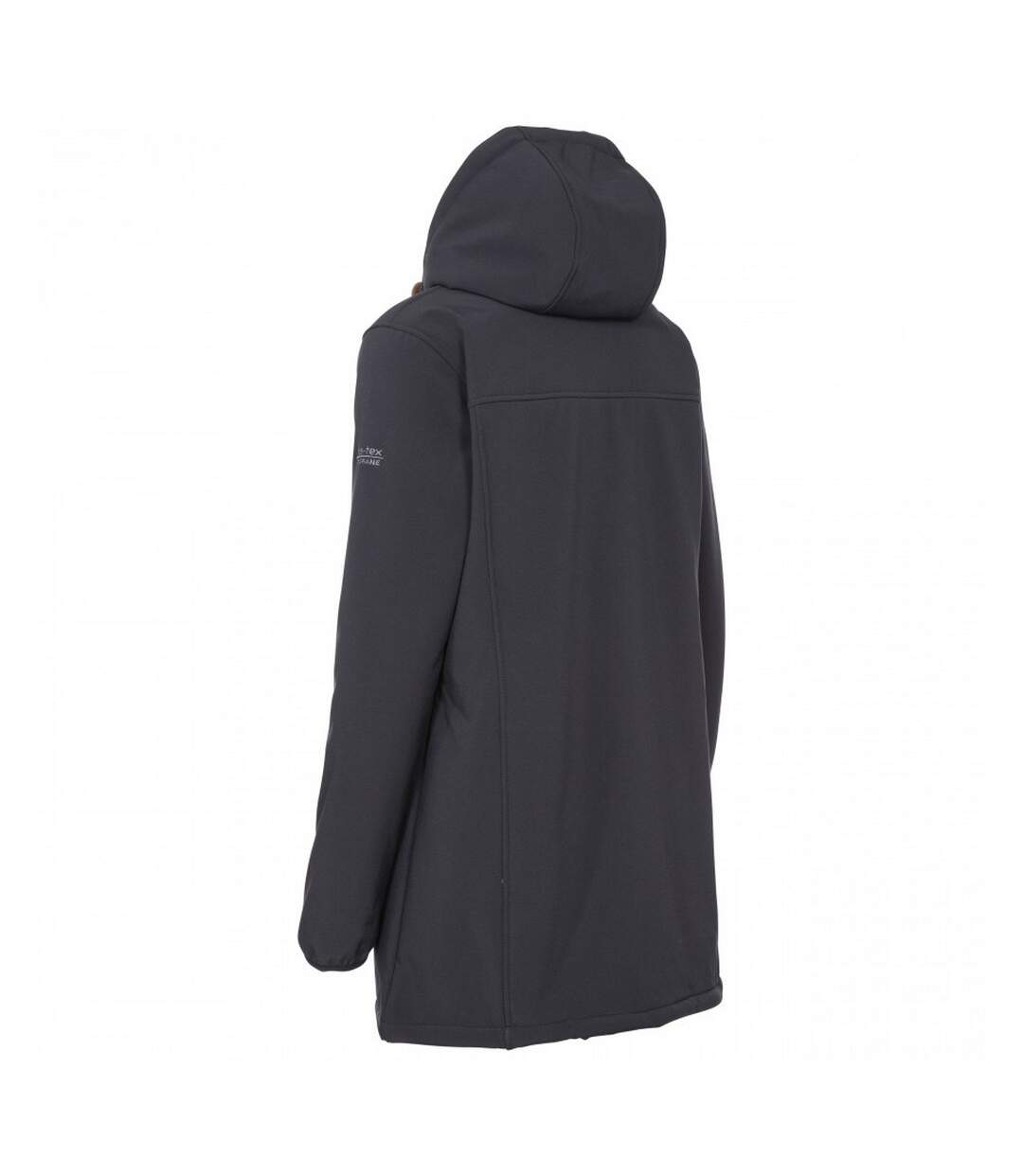 Trespass Womens/Ladies Kristen Longer Length Hooded Waterproof Jacket (Black) - UTTP4195-2