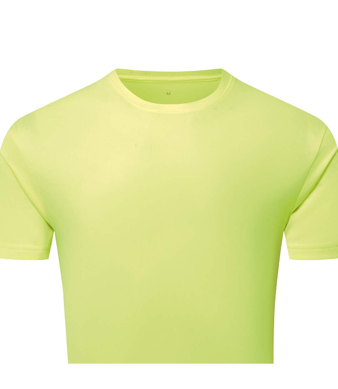 T-shirt Motif/style Texturé Homme Jaune Éclair TriDri-2
