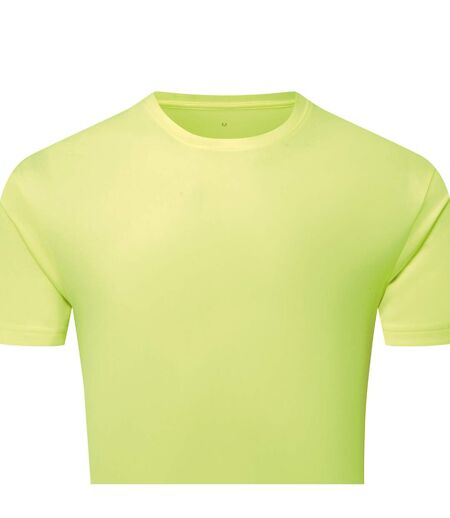 T-shirt Motif/style Texturé Homme Jaune Éclair TriDri