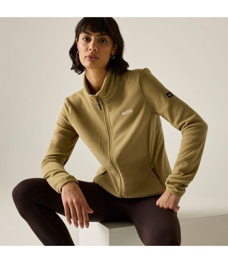 Veste Polaire Unie Col Montant Harrow Femme Beige Regatta