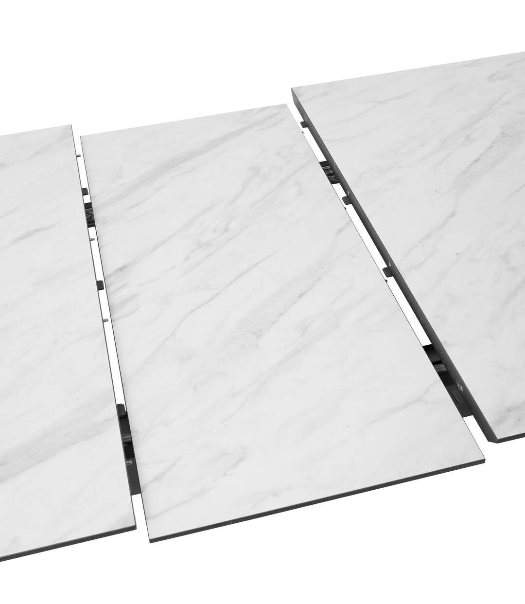 Table à manger extensible pour 4 personnes CAMBURI - Blanc-4
