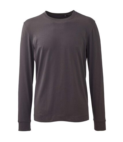 Anthem Mens Long-Sleeved T-Shirt (Charcoal Grey) - UTRW7883
