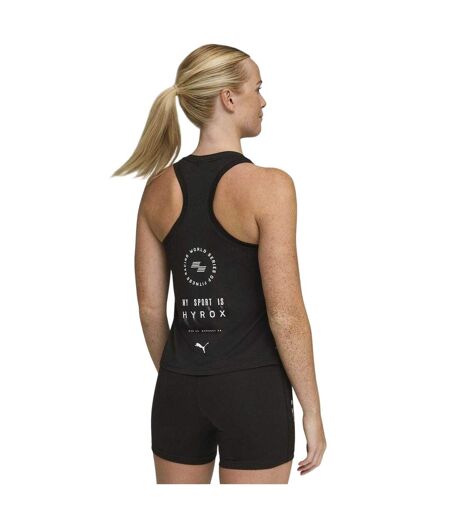 Womens/ladies Hyrox Dryelite Tank Top Black Puma
