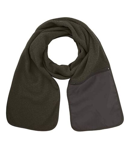 Result Active Anti-Pilling Fleece Winter Scarf With Zip Pocket (Grey) (One Size)