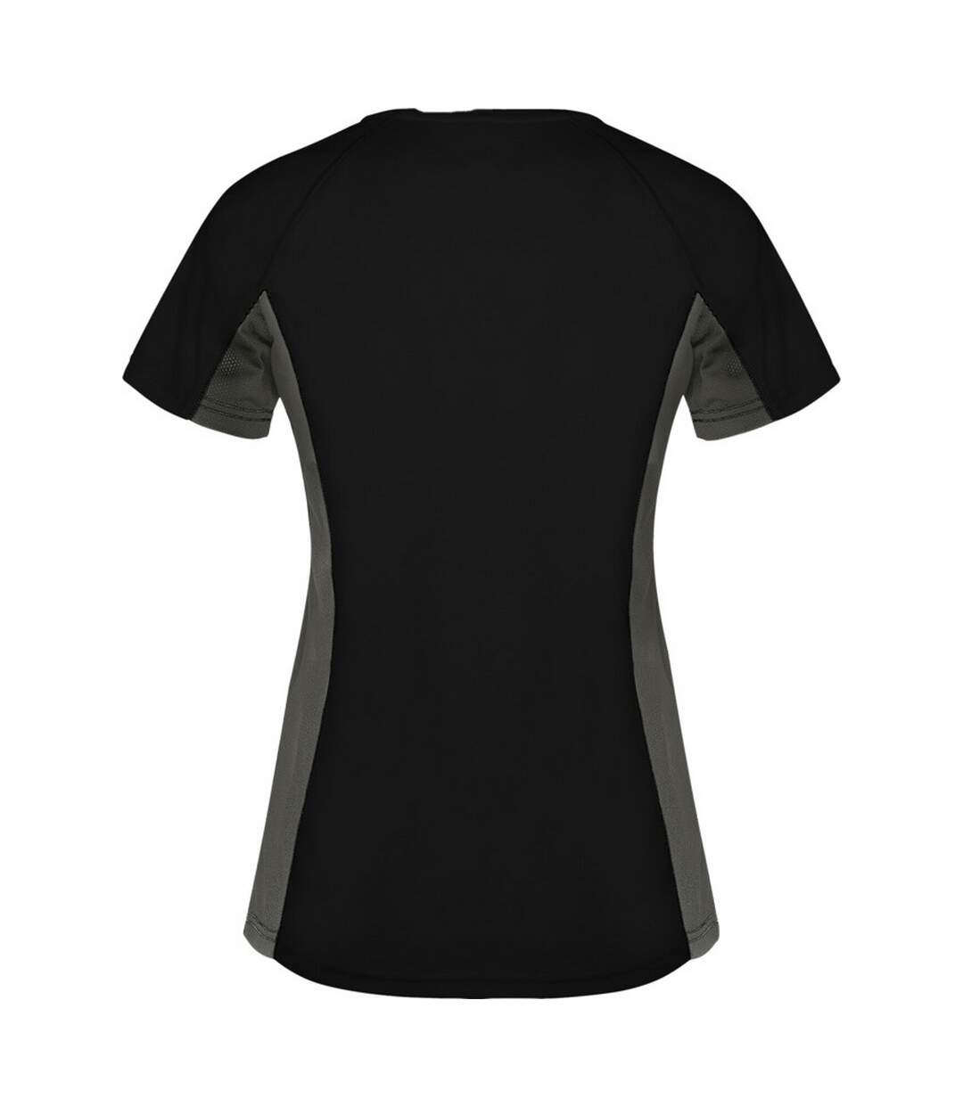 T-shirt shanghai femme noir uni / anthracite Roly-2