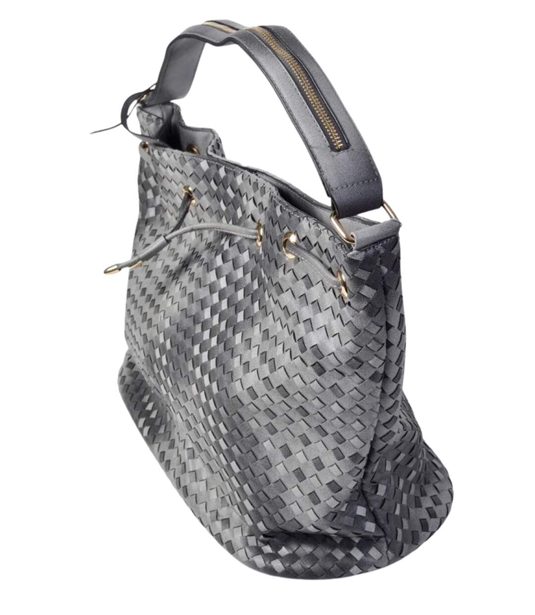 Sac à  main femme noir shopping grand format - Praticité et style-2