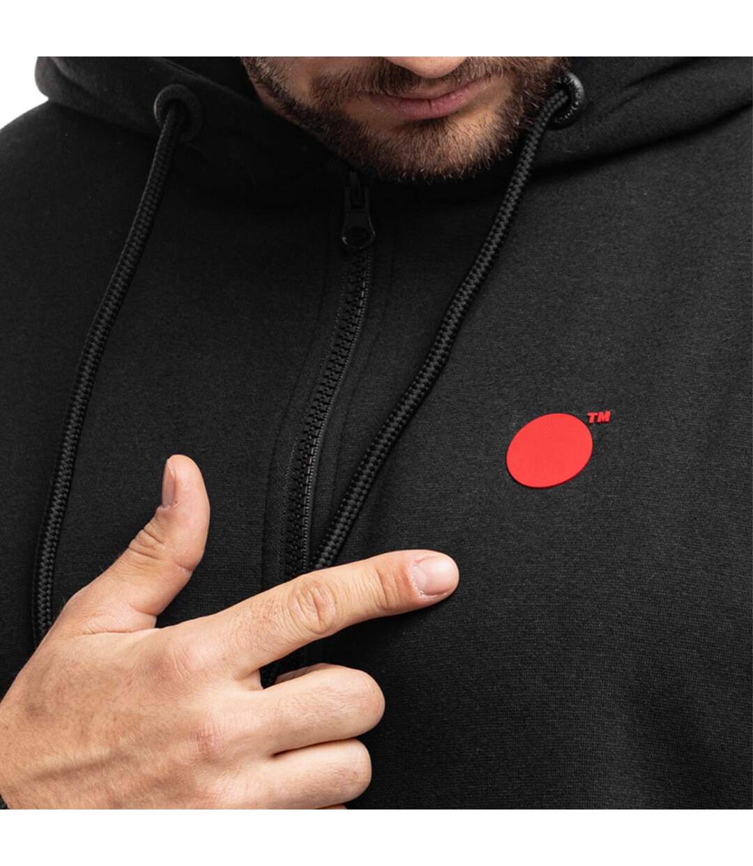 Sweat À Capuche Pecos Homme Noir Ozoshi-4