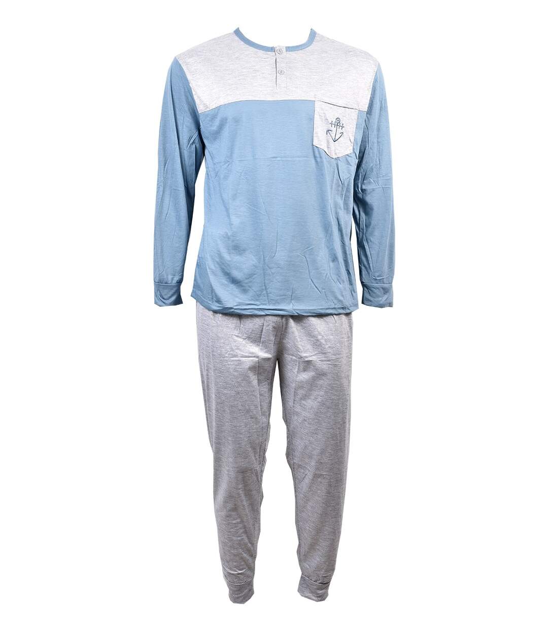 Pyjama Homme Long Eco 2310 BLEU-1