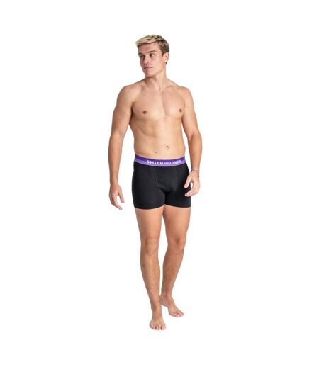 Pack of 5  Mens wrenlow boxer shorts  multicoloured Smith & Jones