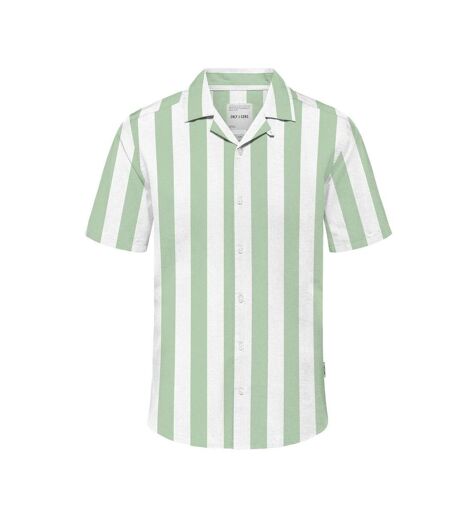 Chemise verte/blanche homme only & sons cantley