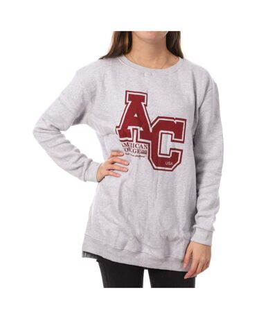 Sweat Long Gris Femme American College YR656 - L