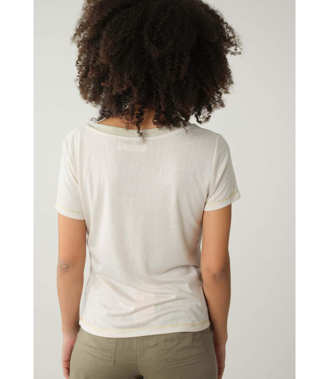 T-shirt en jersey slub pour femme LETTY