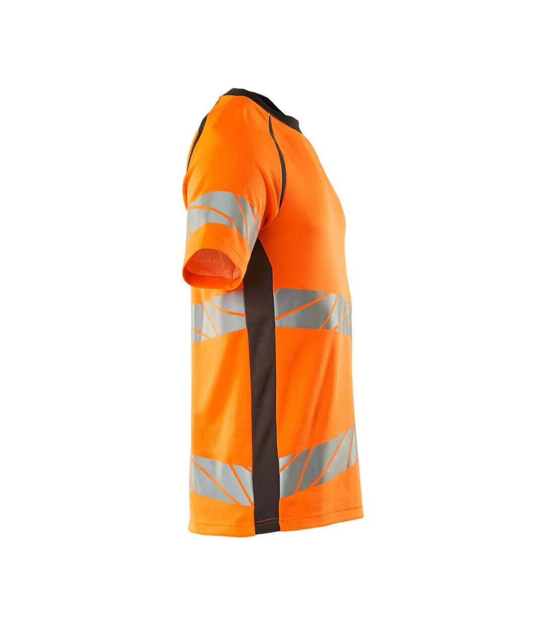 T-shirt Accelerate Safe Homme Orange Fluo Anthracite Foncé Mascot-4