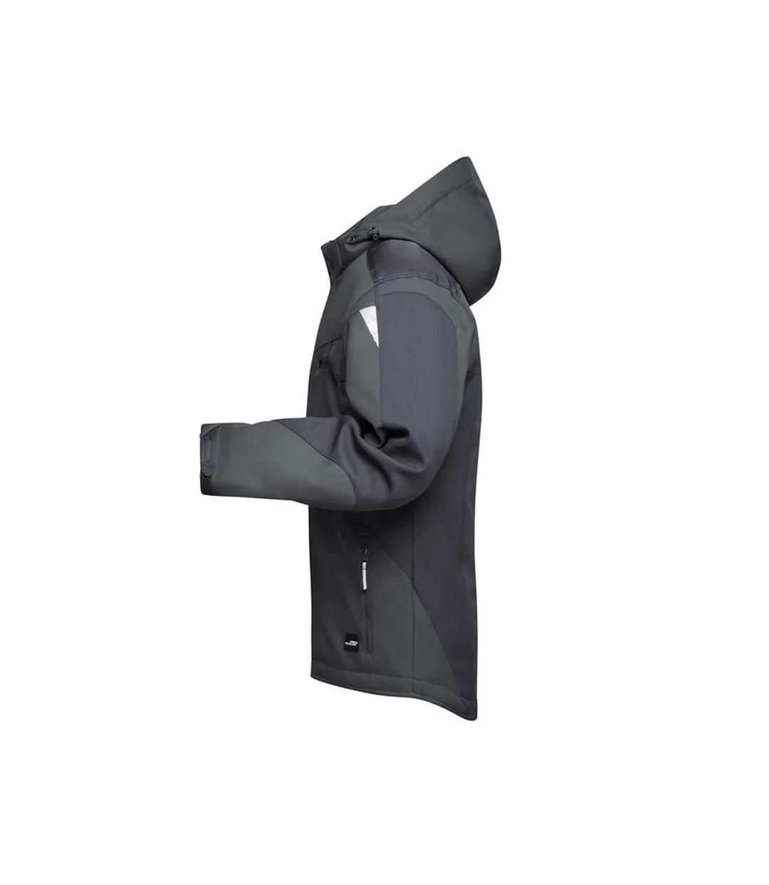 Veste Softshell Craftsmen Adulte Noir James And Nicholson-3