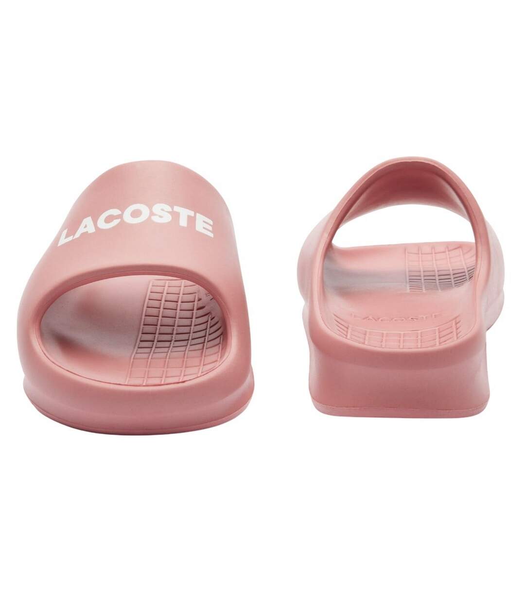 Claquettes serve 2.0 femme rose / blanc Lacoste-4