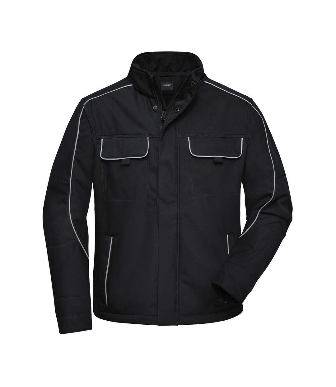 Veste blouson de travail légère softshell mixte - JN884 - noir