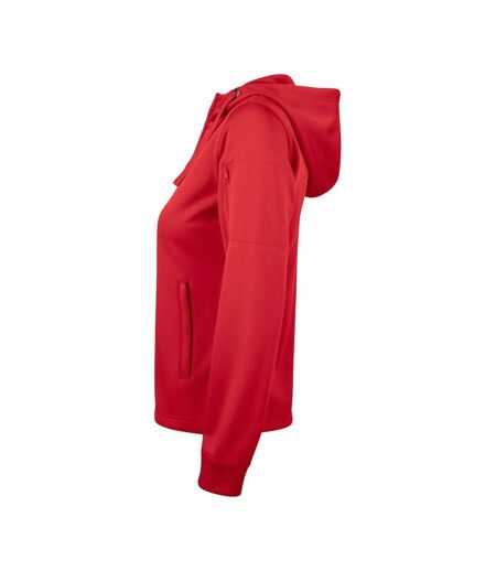Veste À Capuche Basic Femme Rouge Clique