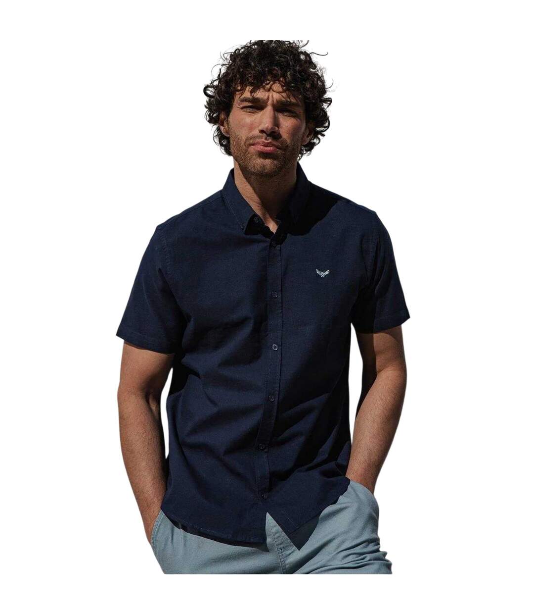 Chemise Inferno Homme Bleu Marine Threadbare-2