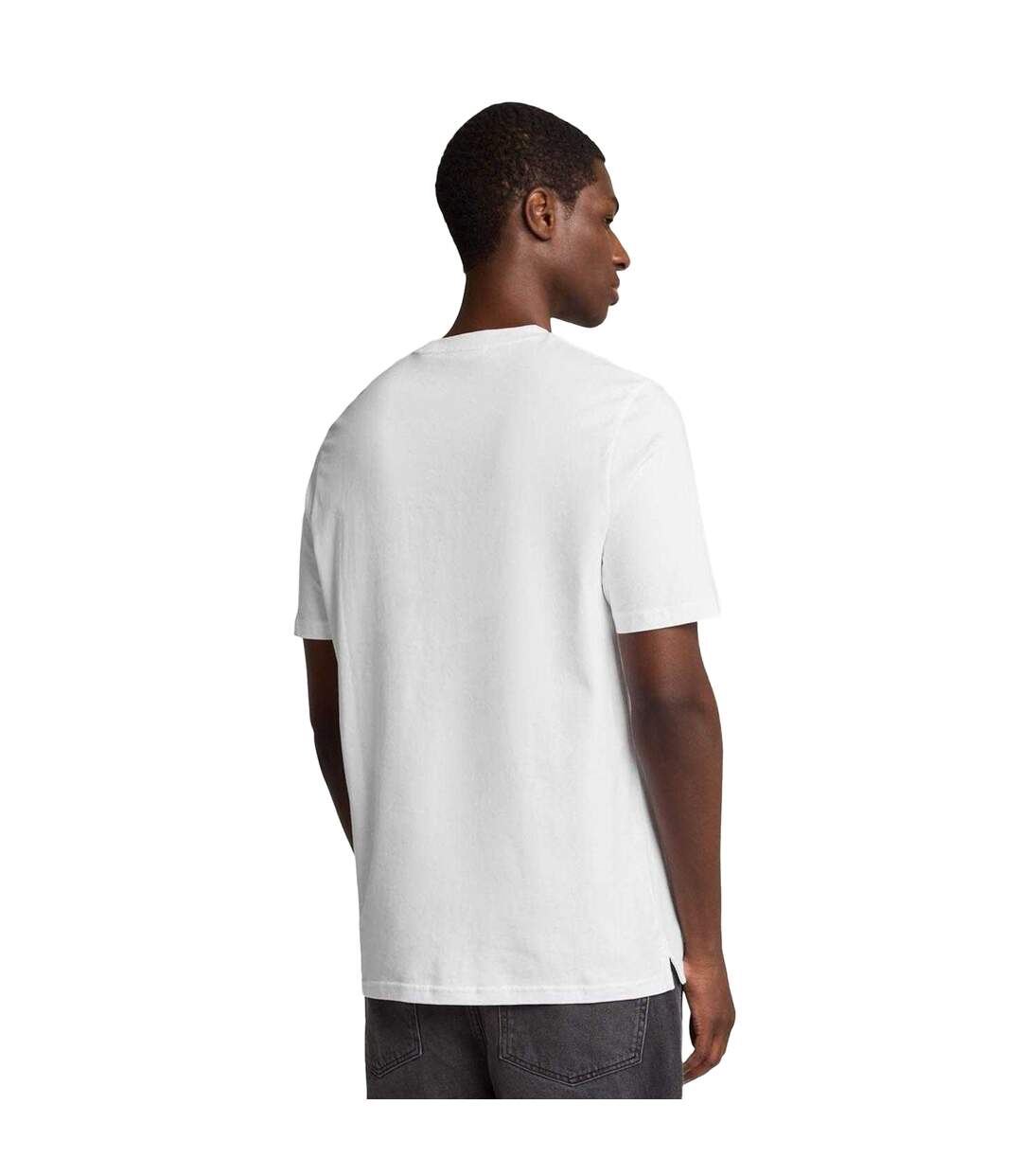 T-shirt Motif Graphique Established Homme Blanc Lyle & Scott-3