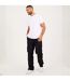 Mens Relaxed Fit Cargo Trousers Black Brave Soul-4