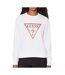 Sweat Blanc Femme Guess Original Fleece - L