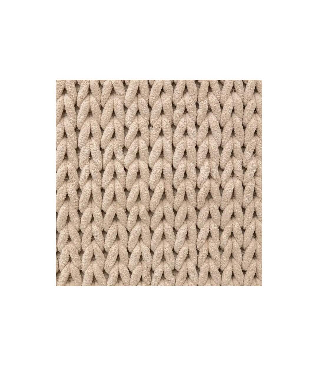 Tapis de Salle de Bain Tissé Épais 50x120cm Naturel-3