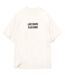 T-shirt Motif/style Lettrage Punk Homme Blanc LY-2