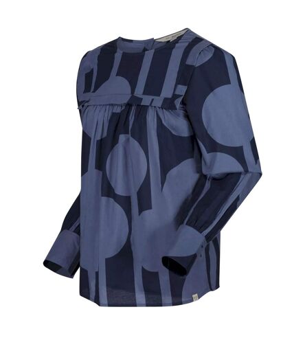 Blouse orla kiely femme bleu marine Regatta