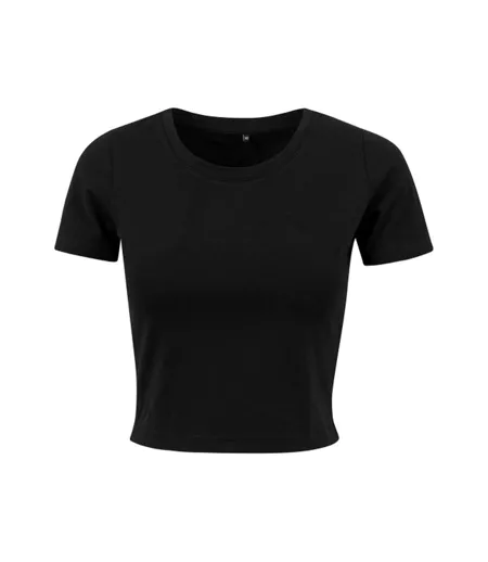 T-shirt Court Femme Noir New Morning Studios