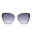 Womens/ladies Shiny Sunglasses One Size Black Gold Guess-1