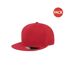 Lot de 2  casquettes avec visière plate adulte rouge Atlantis