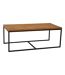 Tables basses modulables en bois recyclé et métal LOFT (Lot de 3)