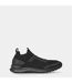 Mens Extreme Suede Running Trainers Black Boss-1