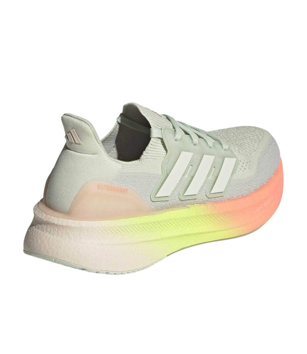 Womens/ladies Ultraboost 5 Road Gradient Trainers Linen Green Adidas-2