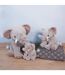Peluche polyester collection DANS LA SAVANE gris Eléphant-5