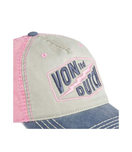 Casquette baseball en coton avec broderie effet usé Retro Hard Vondutch