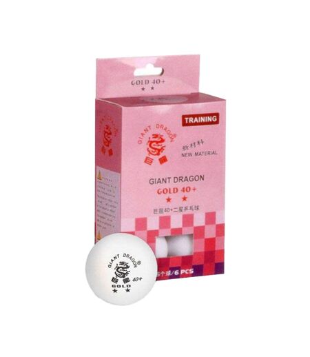 Gold Star Ping Pong Balls One Size White SMJ Sport