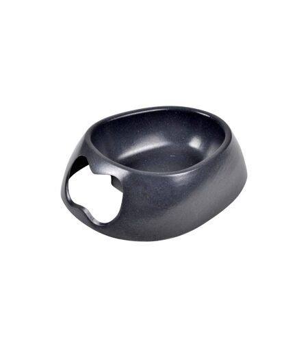 Gamelle pour Chien & Chat Bambou 22cm Anthracite