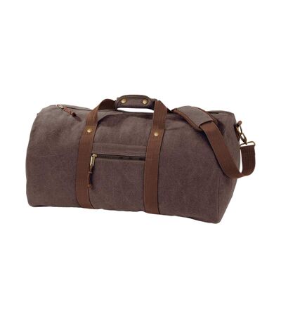 Sac de sport taille unique vieux marron Quadra