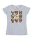 Disney T-shirt en coton Femmes/Ladies Lilo & Stitch Halloween Costumes (Gris sportif) - UTBI26030-1
