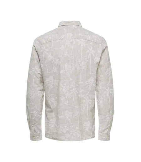 Chemise grise homme only & sons caiden