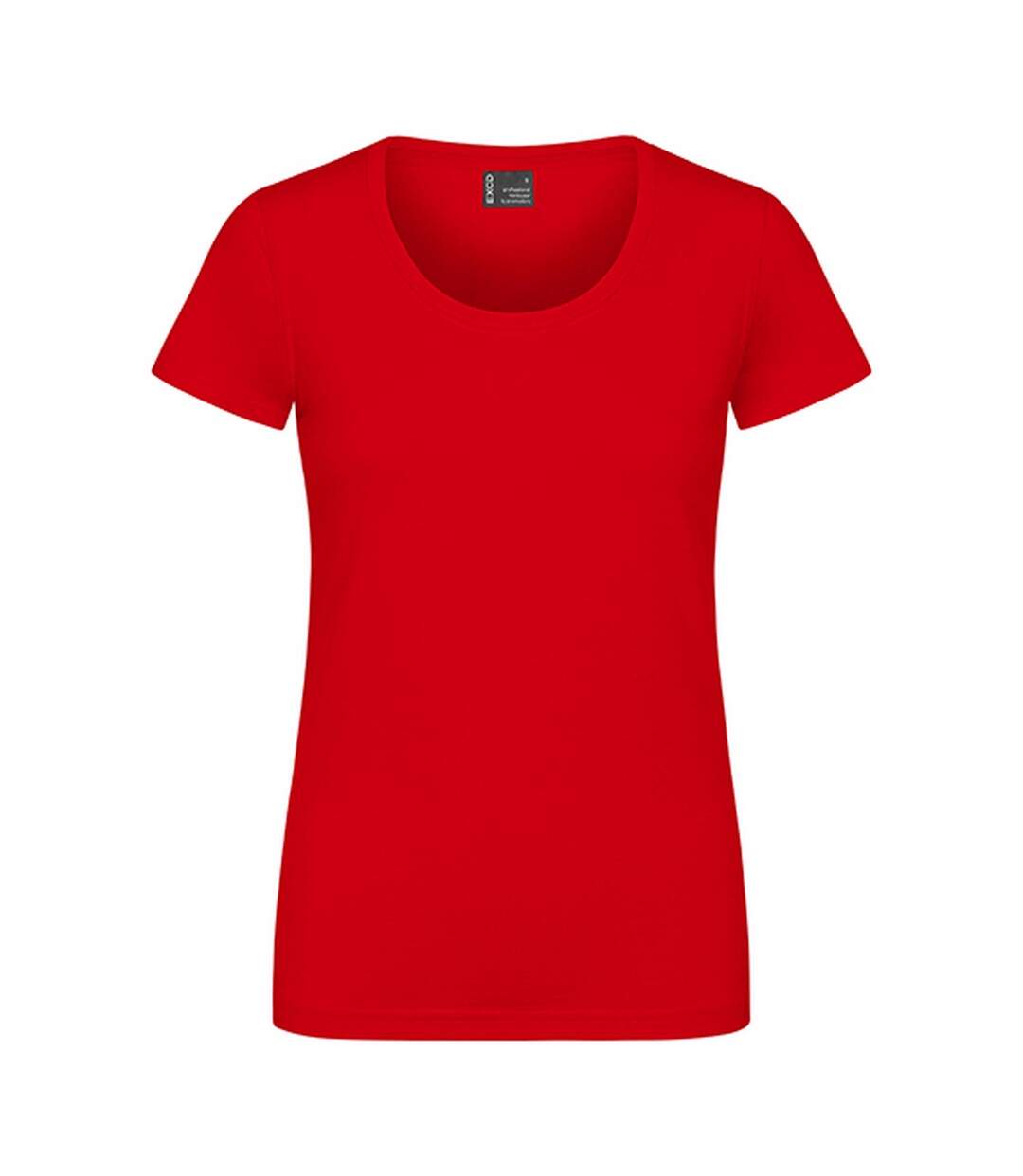T-shirt Femme Rouge Feu Promodoro-1