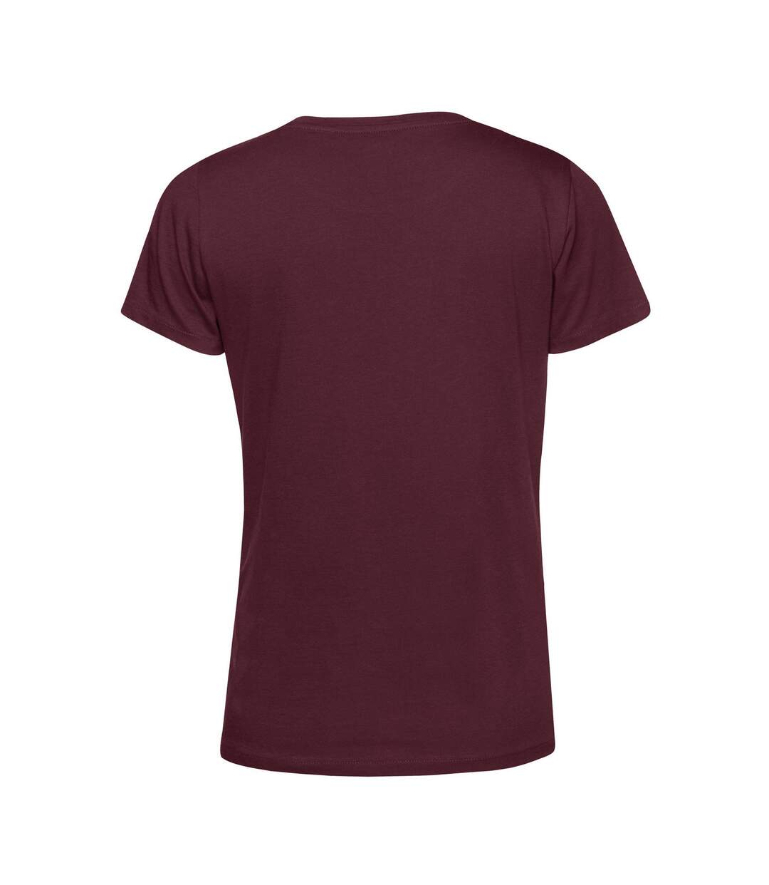 Womens/ladies Inspire E150 T-shirt Burgundy B&C-2