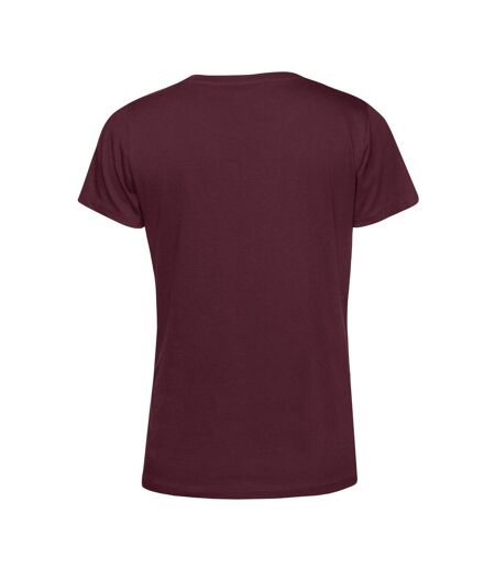 Womens/ladies Inspire E150 T-shirt Burgundy B&C
