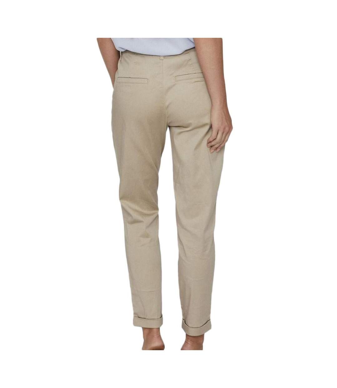 Pantalon Beige Femme Vila Vichino - 36