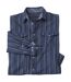 Chemise homme bleu marine Atlas For Men-1