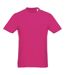Unisex Heros Short Sleeve T-shirt Pink Elevate-1