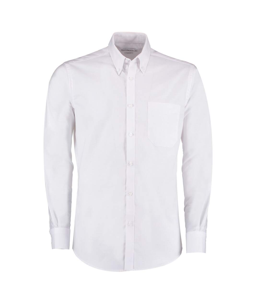 Chemise Manches Longues Travail Homme Blanc Kustom Kit-1