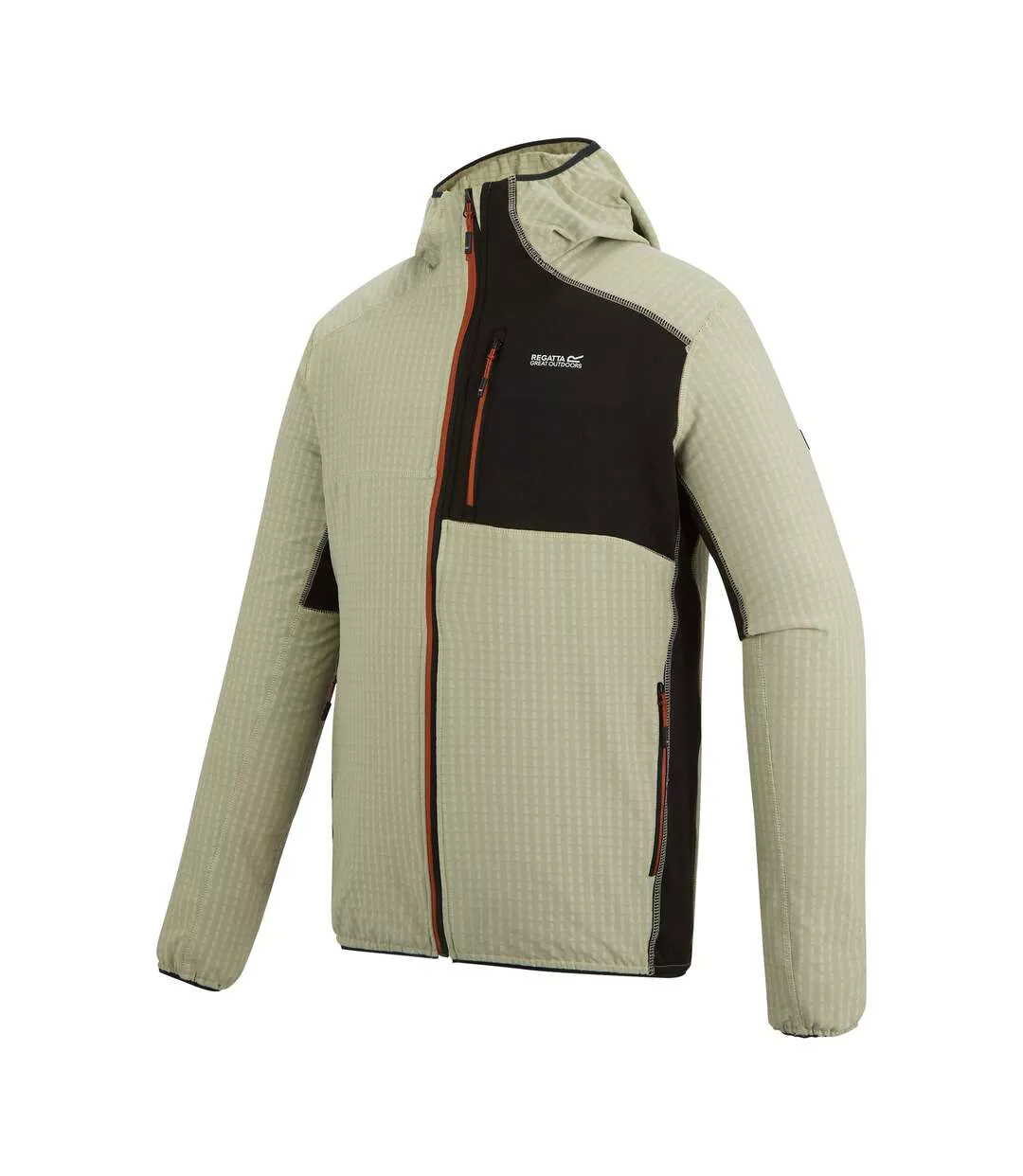 Veste Polaire Alven Homme Blanc Cassé Noir Regatta-4
