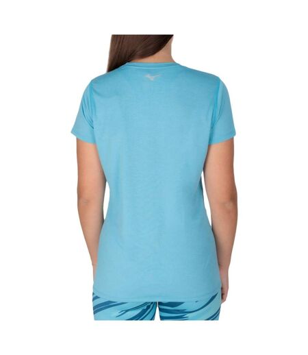 T-shirt Bleu Femme Mizuno Impulse - M